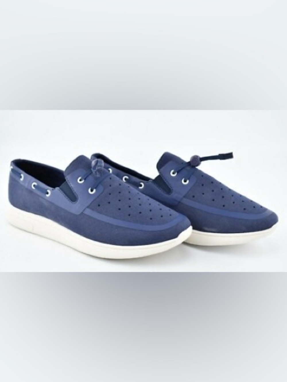 Lands' End Navy Blue Women's Boat Shoes
